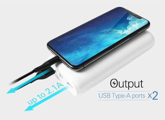 Silicon Power GS15 Power Bank 20000mAh with 2 USB-A Ports Black vue 8