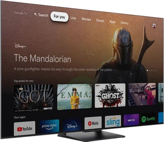 TCL Smart Television 55" 4K UHD QLED 55C745 HDR (2023) view 3