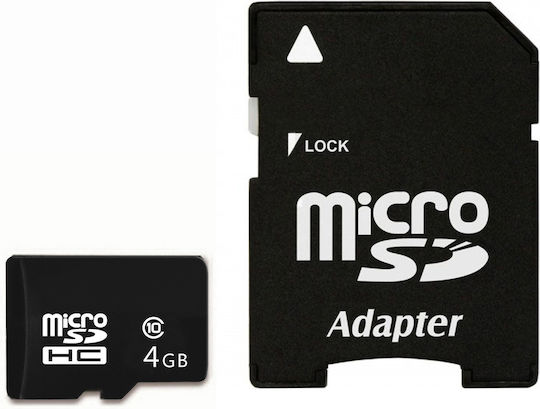 4GB Class 10 Micro SD Memory Card with SD Adapter Imrocard view 1