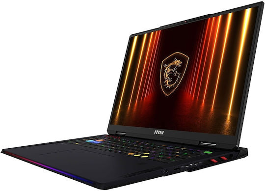 MSI Raider 18 HX AI A2XWIG-210GR 18" 120Hz (Ultra 9-285HX/64GB/4TB SSD/GeForce RTX 5080/W11 Pro) Core Black (US Keyboard) Ansicht 3