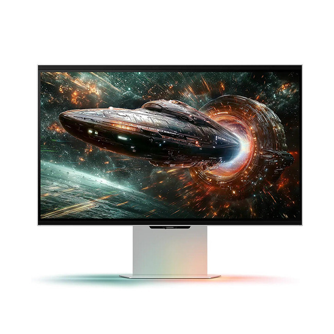 Samsung Odyssey 3D G90XF IPS HDR Gaming Monitor 27" 4K 3840x2160 165Hz with 1ms GTG Response Time Silver
