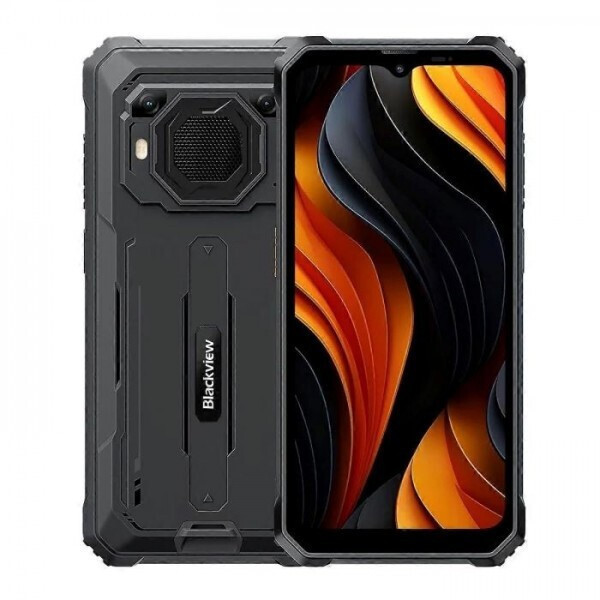 BlackView BV6200 Plus Dual SIM (8/128GB) Rugged Smartphone Black view 1