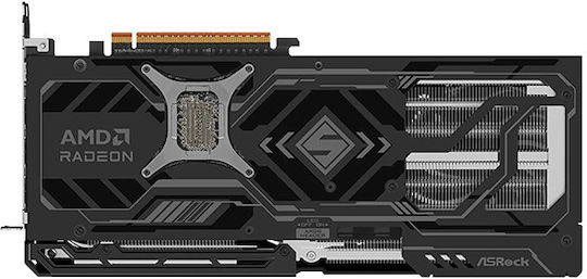 ASRock Radeon RX 9070 XT 16GB GDDR6 Steel Legend Dark Graphics Card view 5