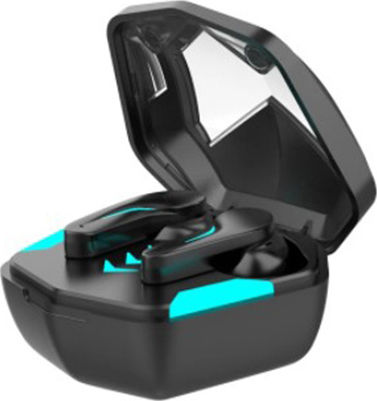 MD188 Earbud Bluetooth Handsfree Earphones with Charging Case Black view 1