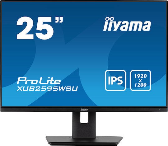 Iiyama ProLite XUB2595WSU-B5 IPS Monitor 25" FHD 1920x1200 with Response Time 4ms GTG