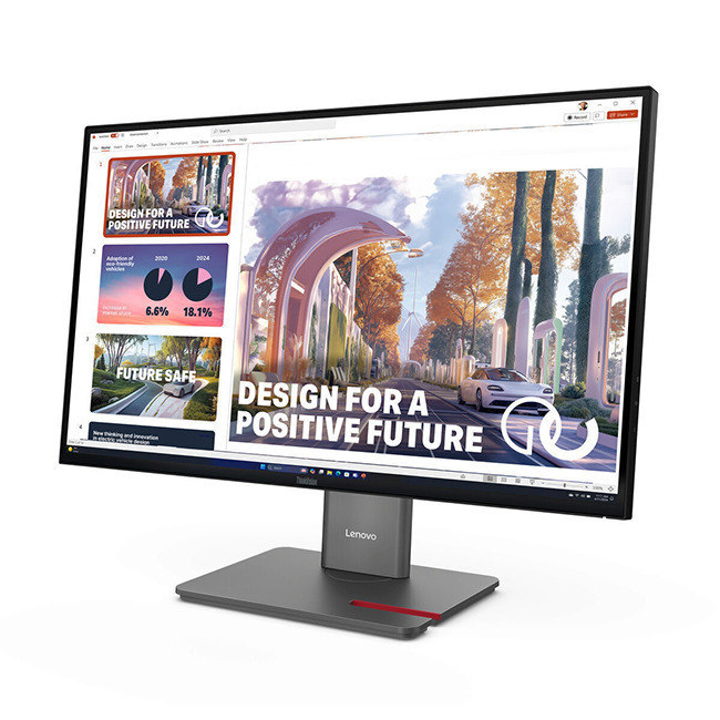 Lenovo ThinkVision T32UD-40 IPS HDR Monitor 31.5" 4K 3840x2160 with Response Time 4ms GTG view 2