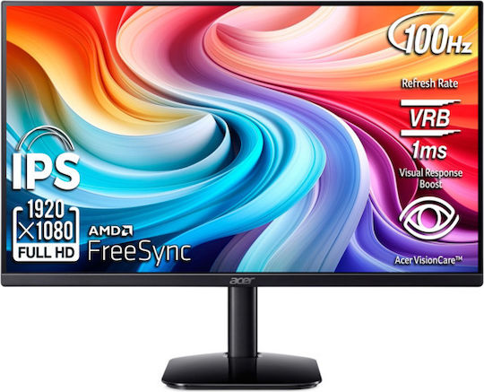Acer KA242YE0bi IPS Monitor 23.8" FHD 1920x1080 with Response Time 4ms GTG