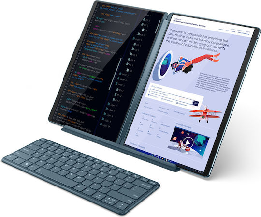 Lenovo Yoga Book 9 13IMU9 13.3" OLED Touchscreen (Ultra 7-155U/16GB/1TB SSD/W11 Home) + Lenovo Digital Pen 3 Tidal Teal (US Keyboard) vue 4