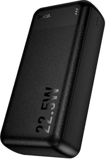 Hoco J159B Power Bank 30000mAh with 2 USB-A Ports and USB-C Power Delivery Port Black vue 5