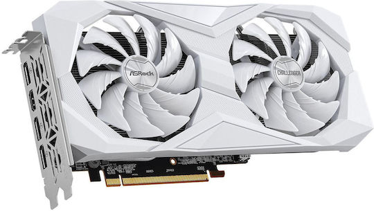 ASRock Radeon RX 6600 8GB GDDR6 Challenger White Graphics Card view 4