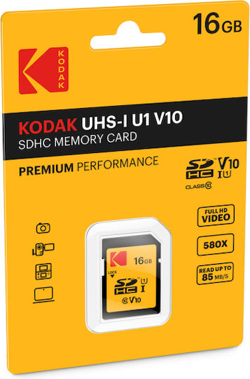 Kodak microSDHC 16GB Class 10 U1 V10 A1 UHS-I with Adapter view 4