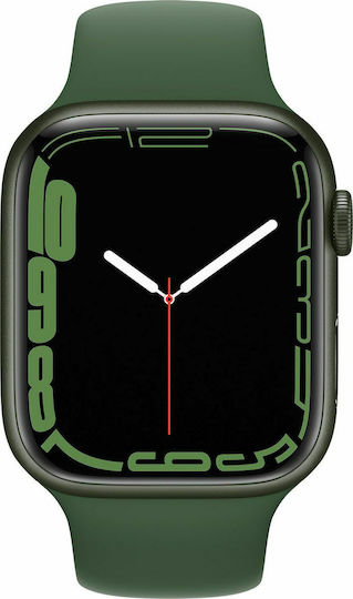 Apple Watch Series 7 Cellular Aluminium 41mm Waterproof with eSIM and Heart Rate Monitor (Green) view 2