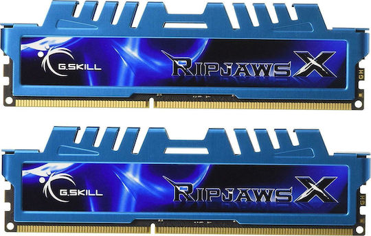 G.Skill RipjawsX DDR3 16GB RAM with 2x8GB Modules and Speed 1600 for Desktop F3-1600C9D-16GXM view 2