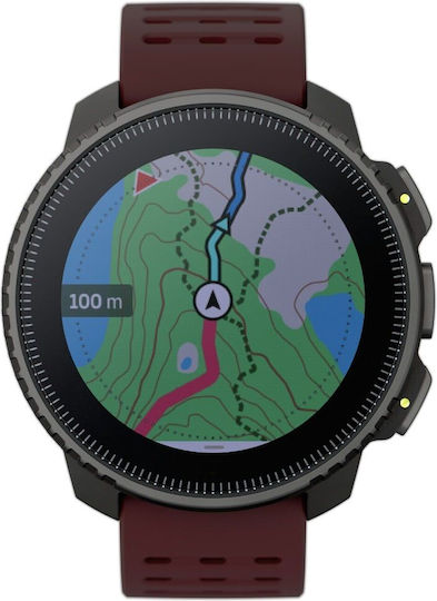 Suunto Vertical Stainless Steel 49mm Smartwatch with Heart Rate Monitor (Black Ruby) view 8