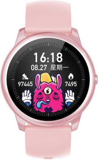 Slazenger SL.08.6420.5.01 45mm Smartwatch with Heart Rate Monitor (Pink)