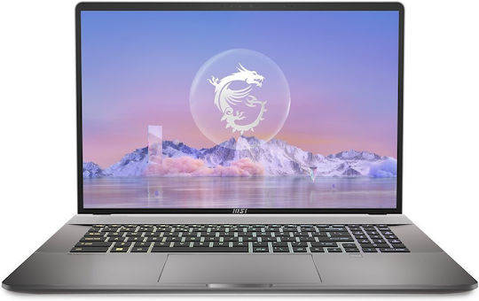 MSI Creator Z17 HX Studio A14VFT-277ES 17" QHD+ Touchscreen 165Hz (i9-14900HX/32GB/1TB SSD/GeForce RTX 4060/W11 Pro) Lunar Gray (ES Keyboard) view 2