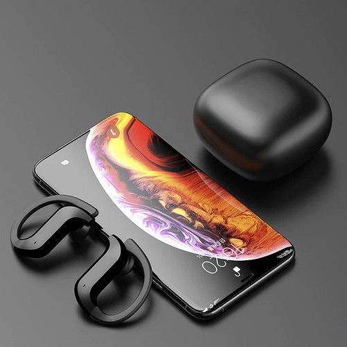 In-ear Bluetooth Handsfree Earphones with Charging Case Black view 5