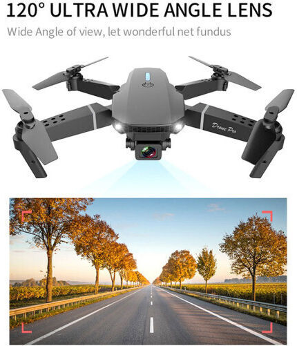 E88 Pro Drone Mini 2.4 GHz with 4K Camera and Controller Black view 7