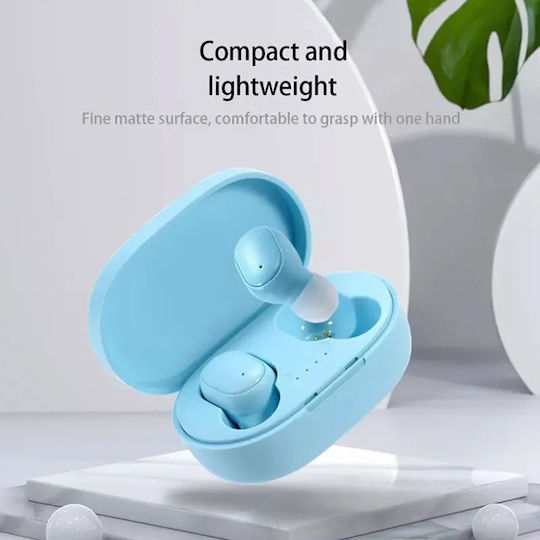 A6S Earbud Bluetooth Handsfree Earphones with Charging Case Blue view 5