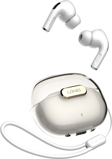Ldnio T02 Earbud Bluetooth Handsfree Earphones with Charging Case White