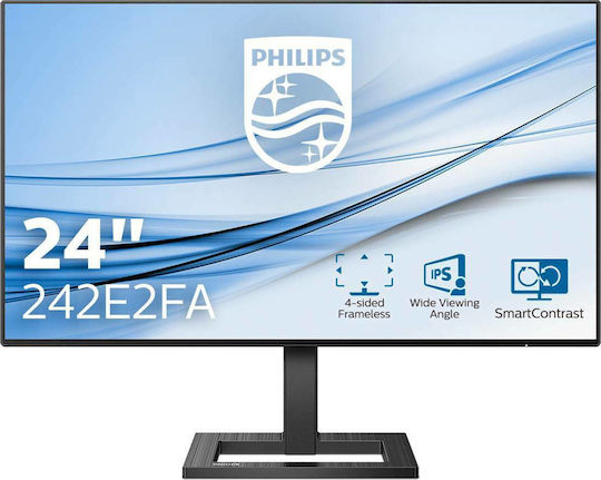 Philips E Line 242E2FA IPS Monitor 23.8" FHD 1920x1080 with Response Time 4ms GTG vista 5