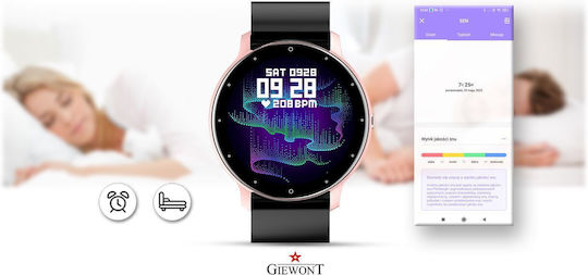 Giewont 120-3 Smartwatch with Heart Rate Monitor (Black) view 9