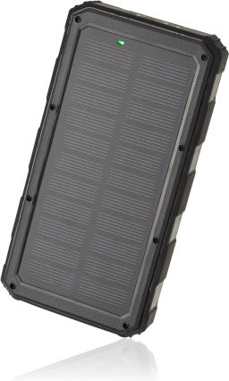 Naxius NXPBWN-S30 Solar Power Bank 30000mAh 22.5W with USB-A Port and USB-C Port Black