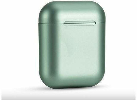 Earbud Bluetooth Handsfree Earphones with Charging Case Green view 5