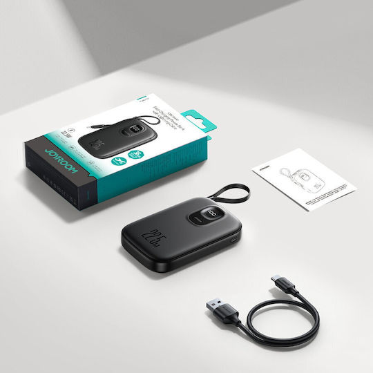 Joyroom JR-PBF18 Power Bank 10000mAh 22.5W with USB-A Port and USB-C Port Black vue 4