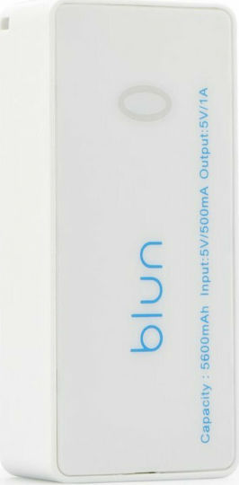 Blun ST-508 Power Bank 5600mAh with USB-A Port White view 3