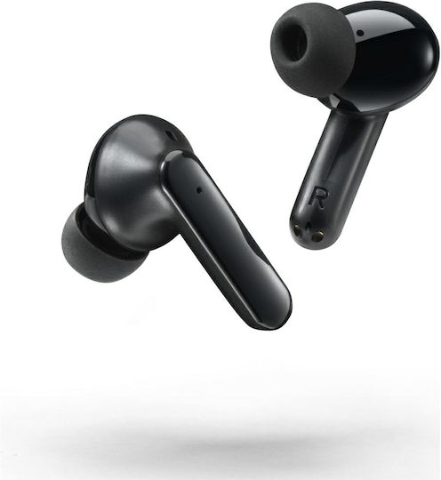 Motorola Moto Buds 125 Bluetooth Handsfree Earphones with Sweat Resistance and Charging Case Moonless Night vue 4