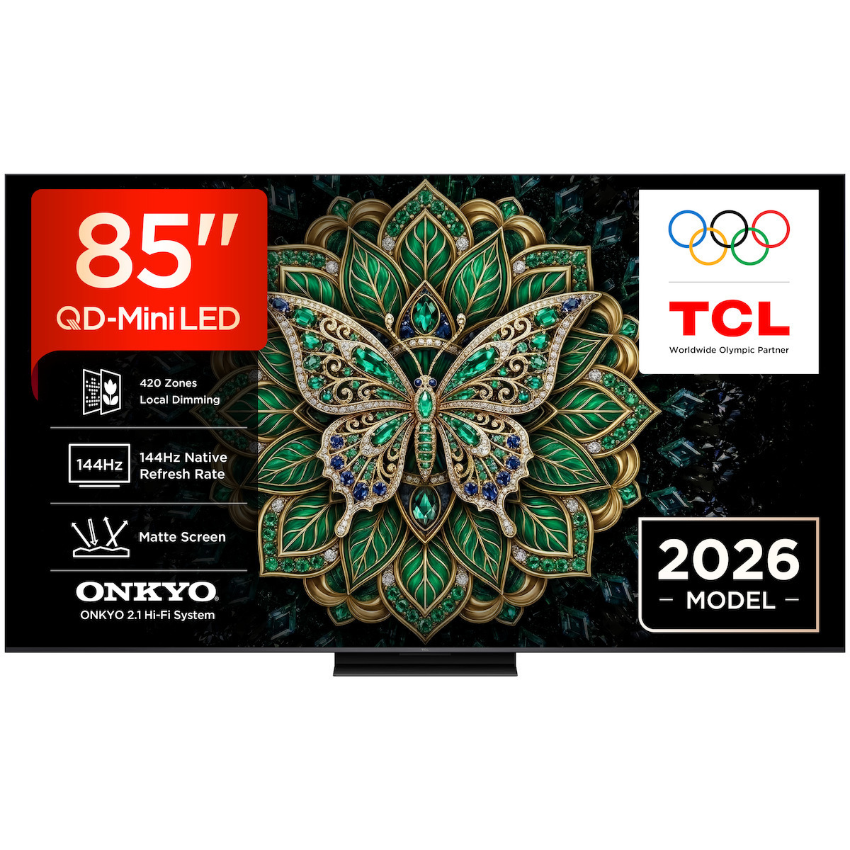 TCL Smart TV 85" 4K UHD QD-Mini LED C6K Pro HDR (2026) 85C6K Pro