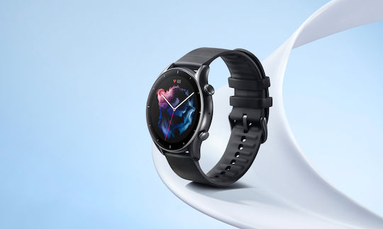 Amazfit GTR 3 Aluminium 46mm Waterproof Smartwatch with Heart Rate Monitor (Thunder Black) view 3