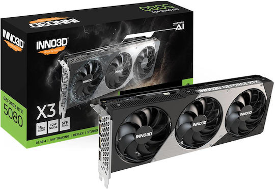 Inno 3D GeForce RTX 5080 16GB GDDR7 X3 Graphics Card view 1