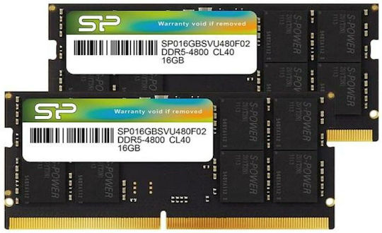 Silicon Power DDR5 32GB RAM with 2x16GB Modules and Speed 4800 for Laptop SP032GBSVU480F22 vista 2