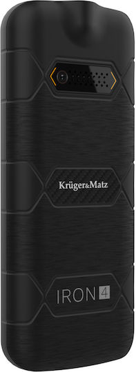 Kruger & Matz Iron 4 Dual SIM Resistant Mobile with Buttons Black view 9