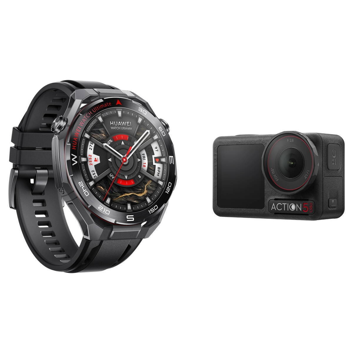 Huawei Watch Ultimate 2 Stainless Steel 48mm Waterproof with SIM and Heart Rate Monitor (Black) view 3
