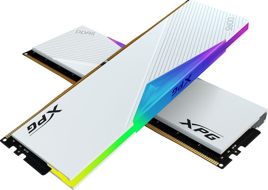 Adata XPG Lancer White DDR5 64GB RAM with 2x32GB Modules and Speed 6000 for Desktop AX5U6000C3032G-DCLARWH view 4
