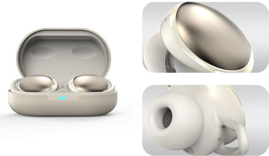 HiFuture FUSION In-ear Bluetooth Handsfree Earphones with Charging Case Ivory White vue 6