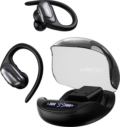 Recci Starry Sky In-ear Bluetooth Handsfree Earphones with Charging Case Black view 2