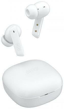 QCY MeloBuds ANC HT05 Bluetooth Handsfree Earphones with Charging Case White view 3