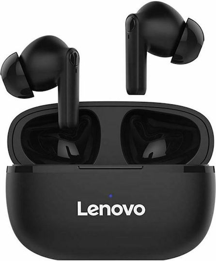 Lenovo HT05 In-ear Bluetooth Handsfree Earphones with Charging Case Black view 1