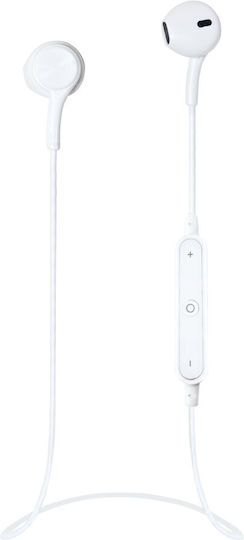 MSonic MHS6W Earbud Bluetooth Handsfree Earphones White view 4
