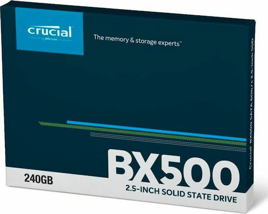 Crucial BX500 SSD 240GB 2.5'' Type with SATA III Connection CT240BX500SSD1 vista 8