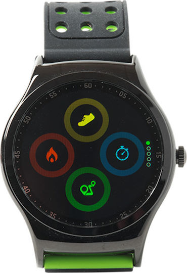 Denver SW-450 Smartwatch with Heart Rate Monitor (Black) vue 2