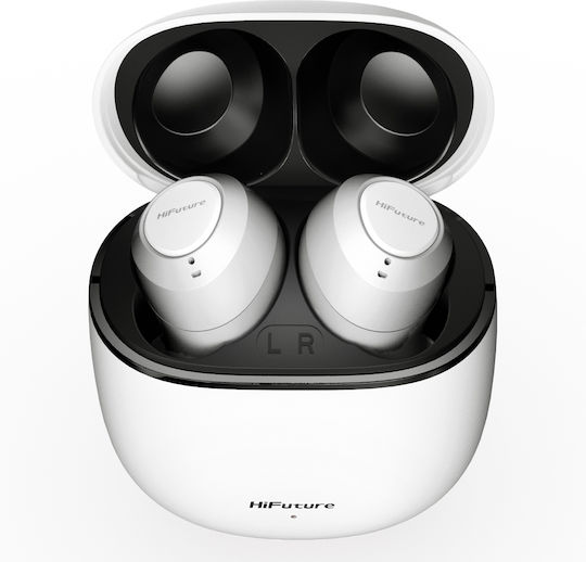 HiFuture Olymbuds3 Bluetooth Handsfree Earphones with Charging Case White view 7