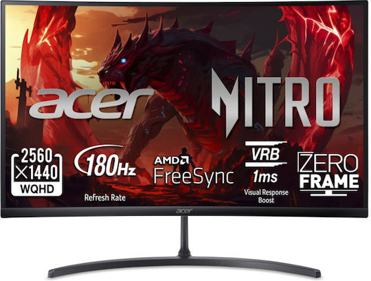 Acer Nitro ED273US3bmiipx VA HDR Curved Gaming Monitor 27" FHD 1920x1080 180Hz with Response Time 1ms GTG view 1
