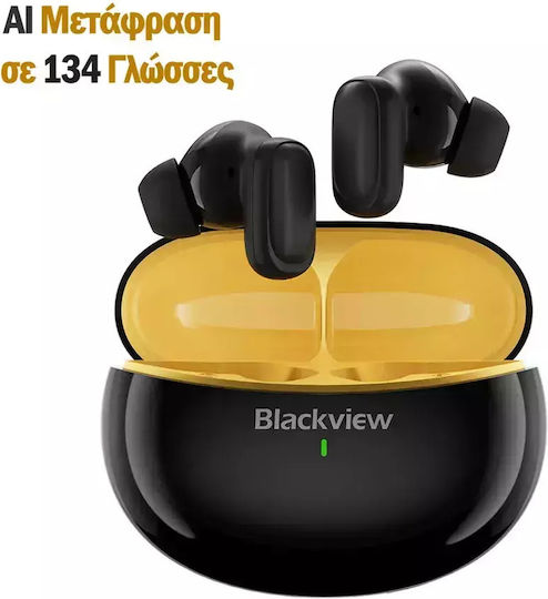 BlackView AirBuds 30 Bluetooth Handsfree Earphones with Sweat Resistance and Charging Case Black