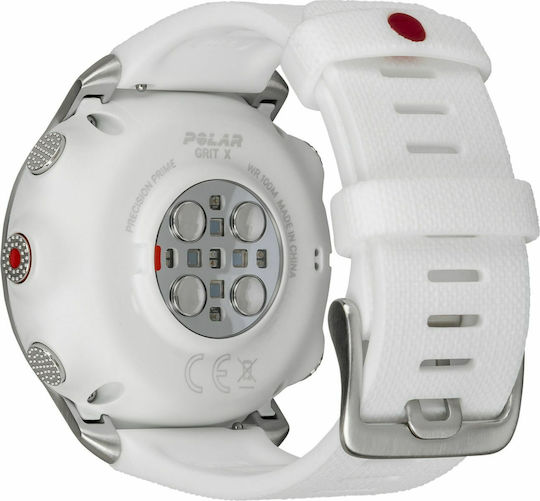 Polar Grit X Waterproof Smartwatch with Heart Rate Monitor (White) vista 8