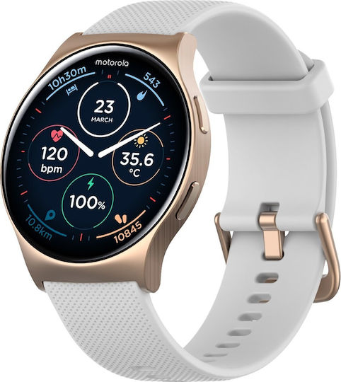 Motorola Moto Watch 120 Aluminium 50mm with Heart Rate Monitor (Rose Gold) view 6
